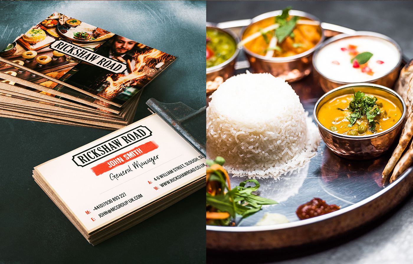 rickshaw road - business cards