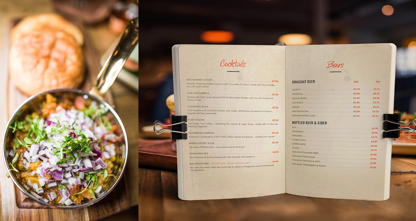 rickshaw road - menu